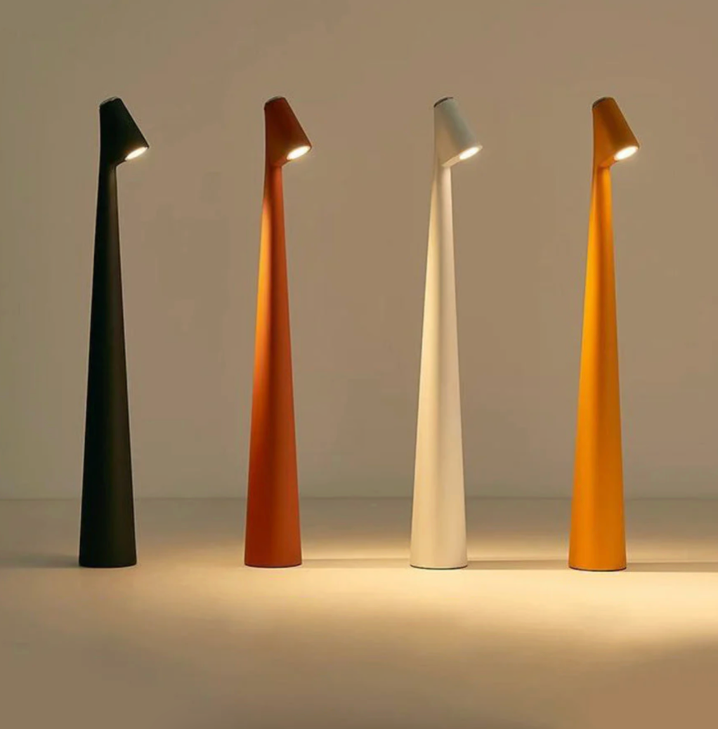 Noční stolní lampa | skandinávský design | 3stupňové stmívání dotykem | LumaLean
