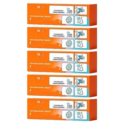 Tabletten zur Rohrreinigung | Löst Verstopfunge | Einfach Einwerfen | PipePur