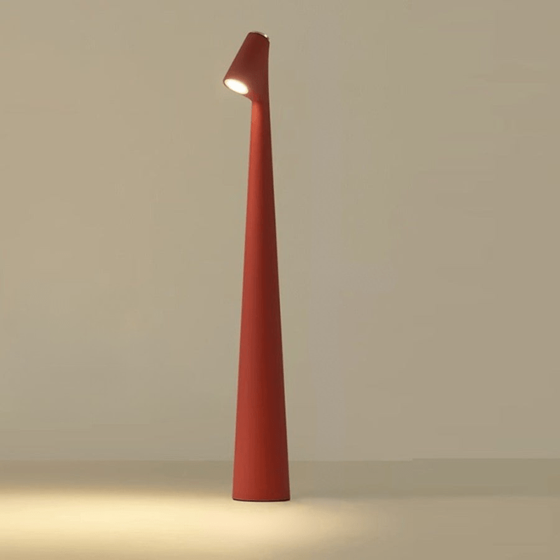 Tischlampe | Drahtlos dimmbare LED | Metallgehäuse | Wiederaufladbarer Akku mit 20 Stunden Laufzeit | Lumora