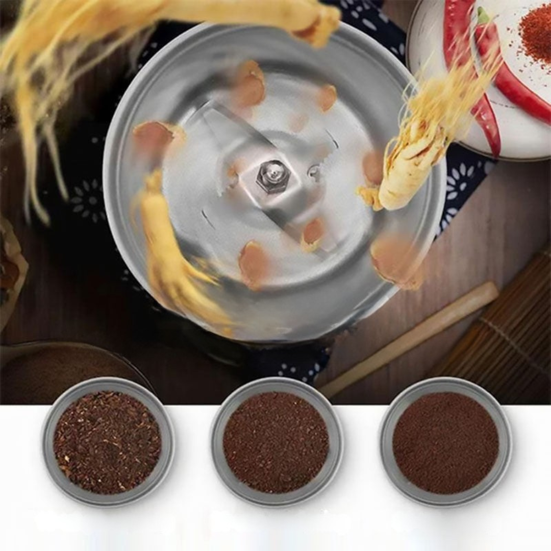 Mini elektrický mlýnek na potraviny | Nerezové čepele | Ovládání jedním tlačítkem | FreshMill