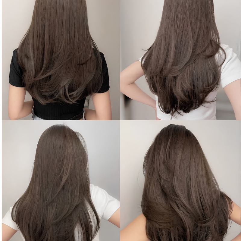 Färbecreme | mit Kamm-Applikator | Deckt graue Haare gleichmäßig ab | ColorGlide