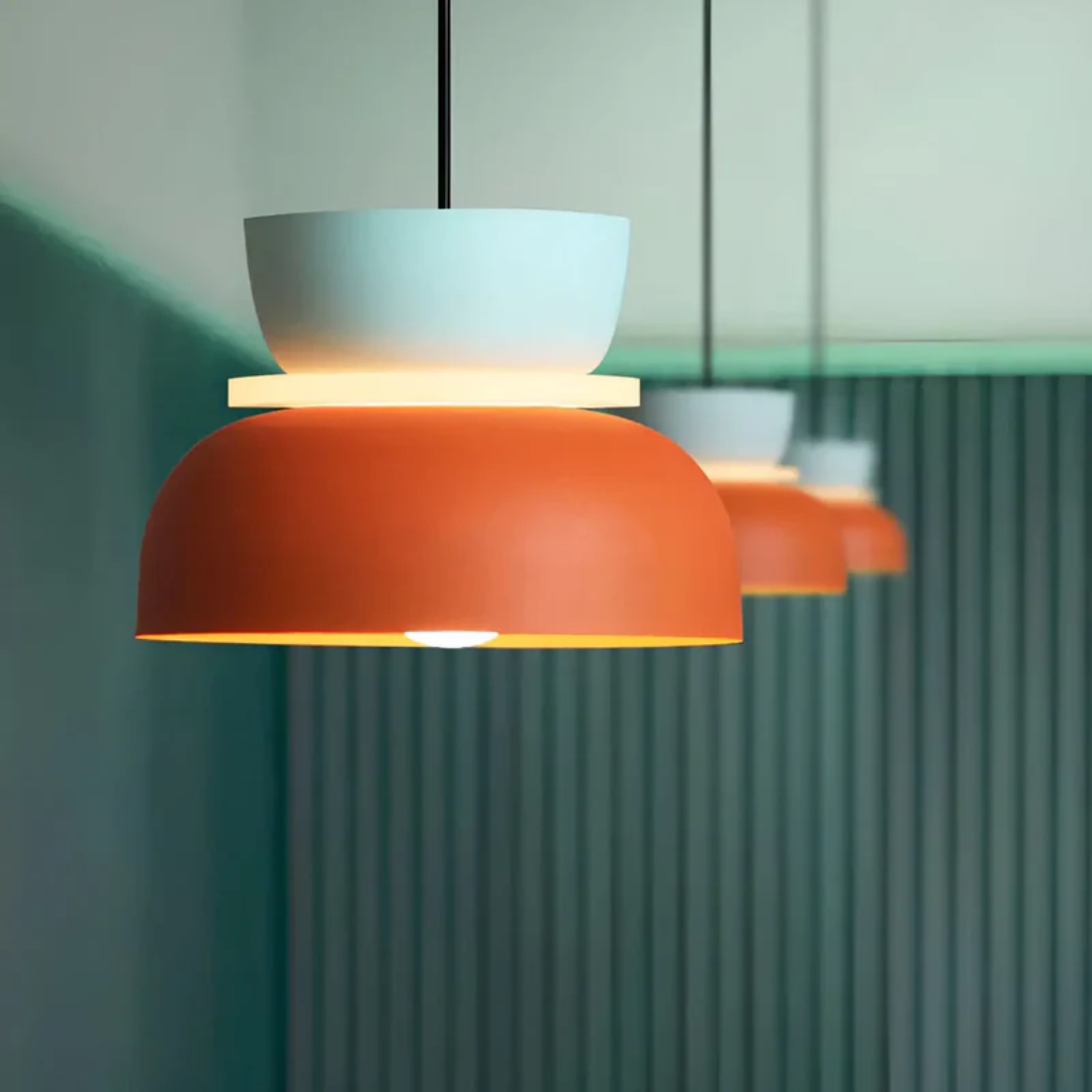 LED-pendellampe | Macaron-look | Varmt lys | Macaroon