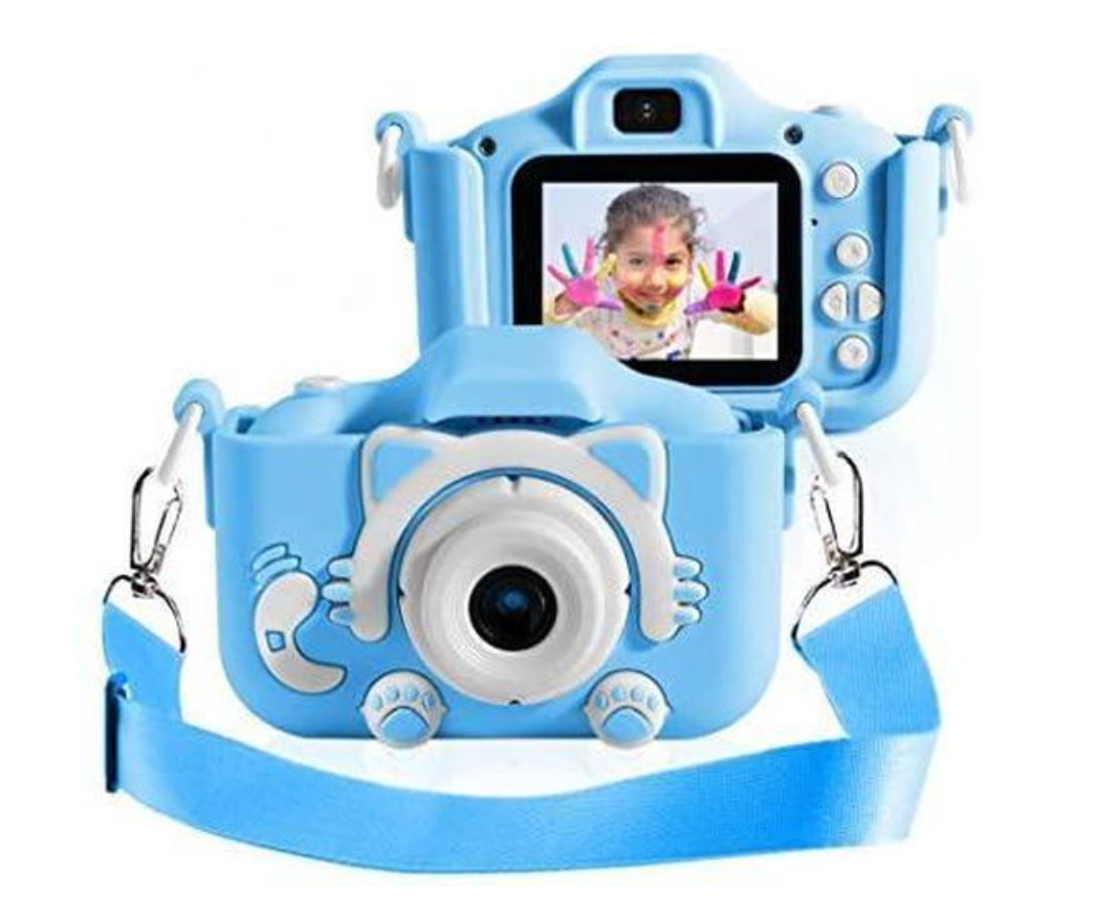 Appareil photo pour enfants | Vidéo et photo HD | Design résistant aux chocs avec dragonne | SnapKid