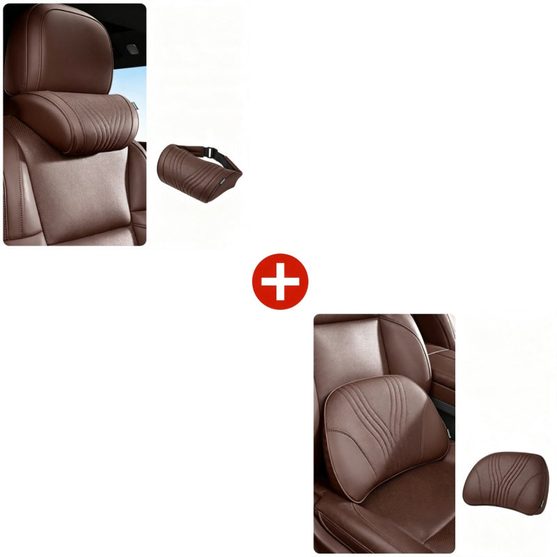 Almofada cervical universal | Formato ergonómico | Correia ajustável | NeckEase