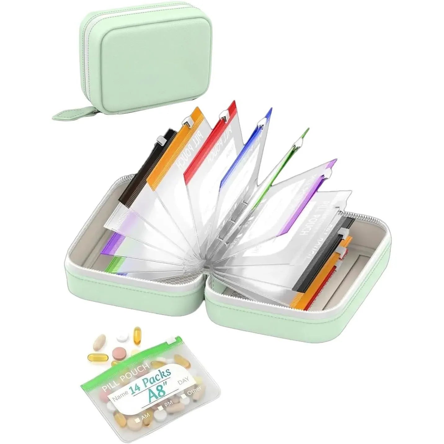 Pillenorganizer | Waterdichte zakjes om te labelen | Weekoverzicht | PillPocket