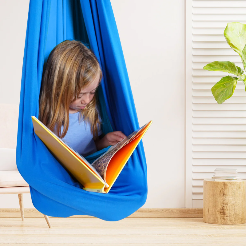 Hamac sensoriel | Refuge douillet à bascule | pour chambre d’enfant | Swaysnug