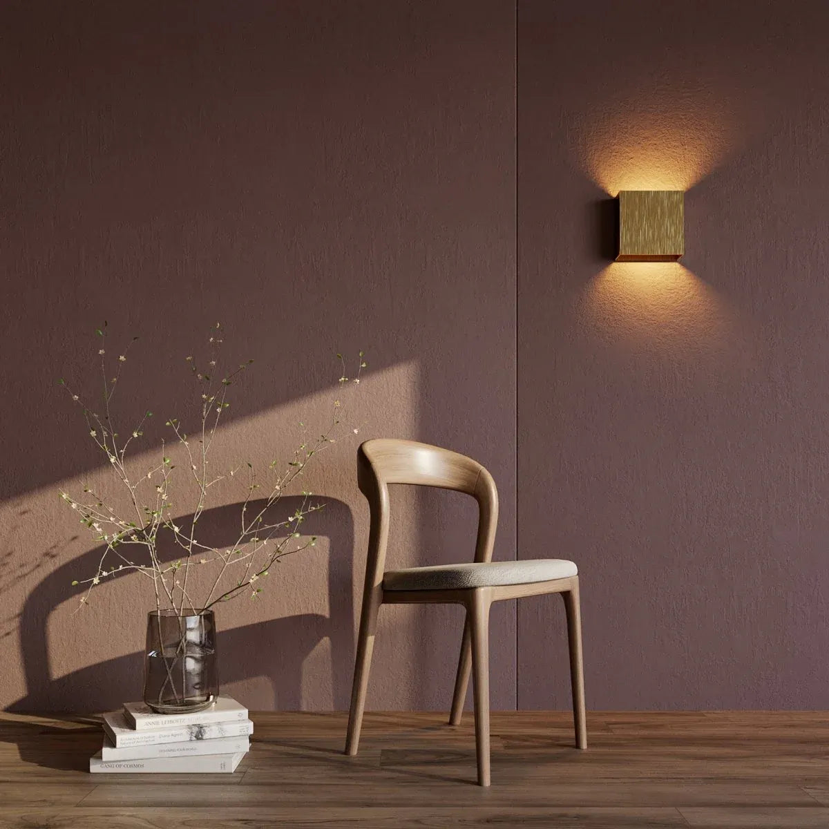 Applique murale LED | design cubique | éclairage vers le haut et le bas pour un effet mural | CubeGlow