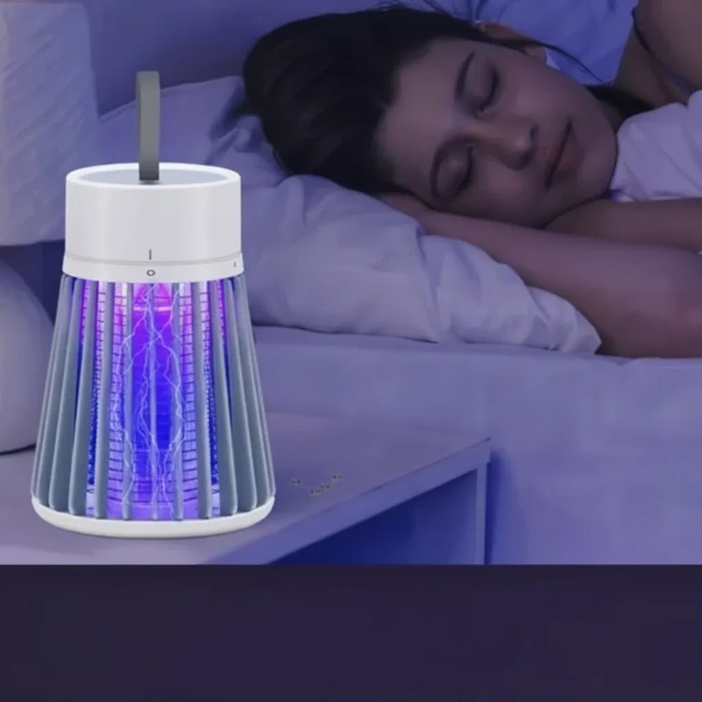Disinfestatore per insetti con luce UV | Silenzioso sotto i 35 dB | Ricaricabile via USB | LumiTrap