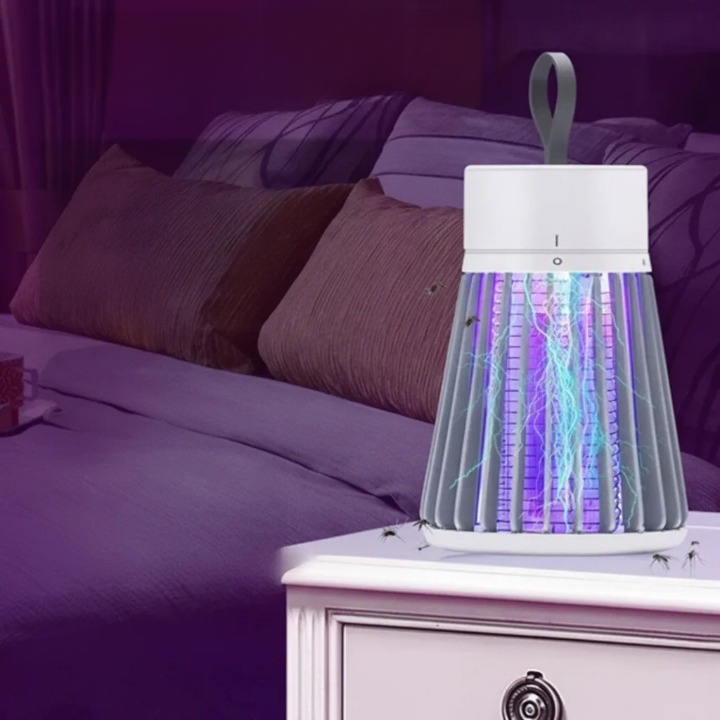 Disinfestatore per insetti con luce UV | Silenzioso sotto i 35 dB | Ricaricabile via USB | LumiTrap