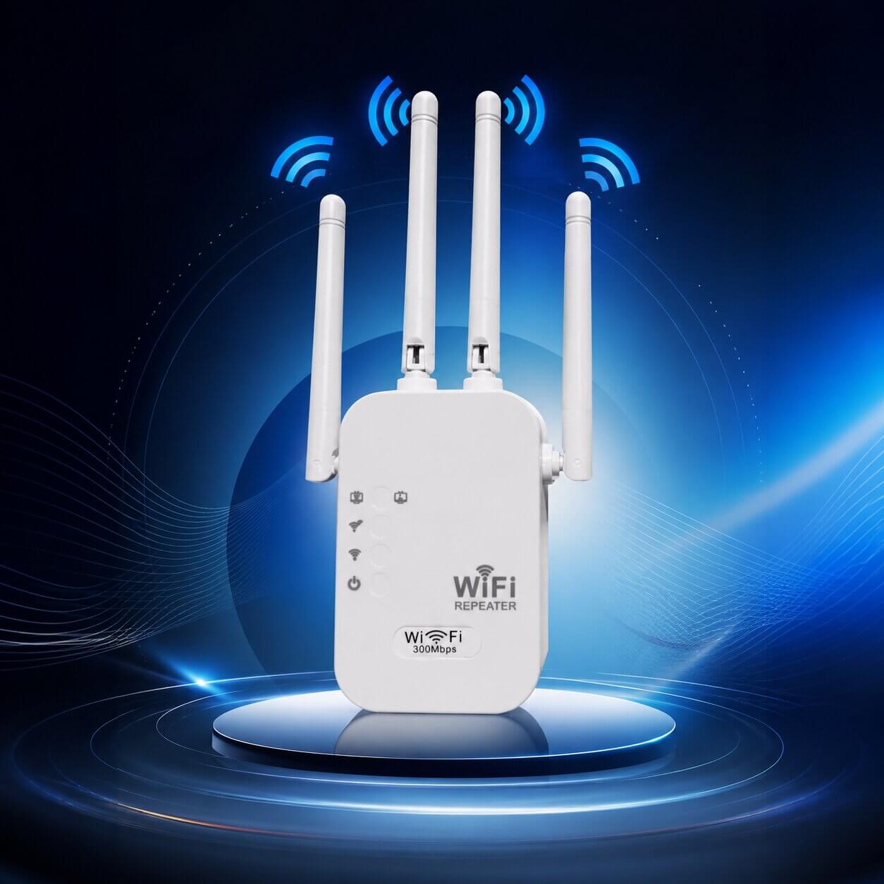 Ενισχυτής WLAN για εξωτερικούς και εσωτερικούς χώρους | Dual Band 1200 Mbps | 2,4 & 5 GHz | RangeBoost