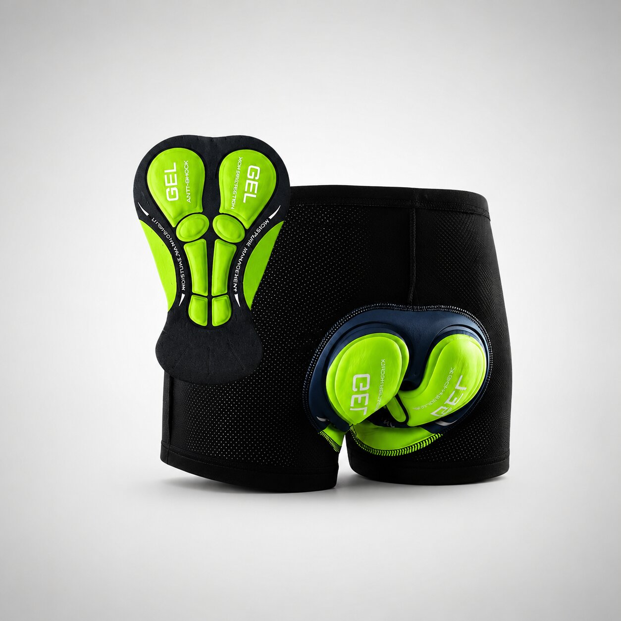 Pantalones de ciclismo para mujer y hombre | Almohadilla de gel 5D | Transpirables y elásticos | CoreSeat