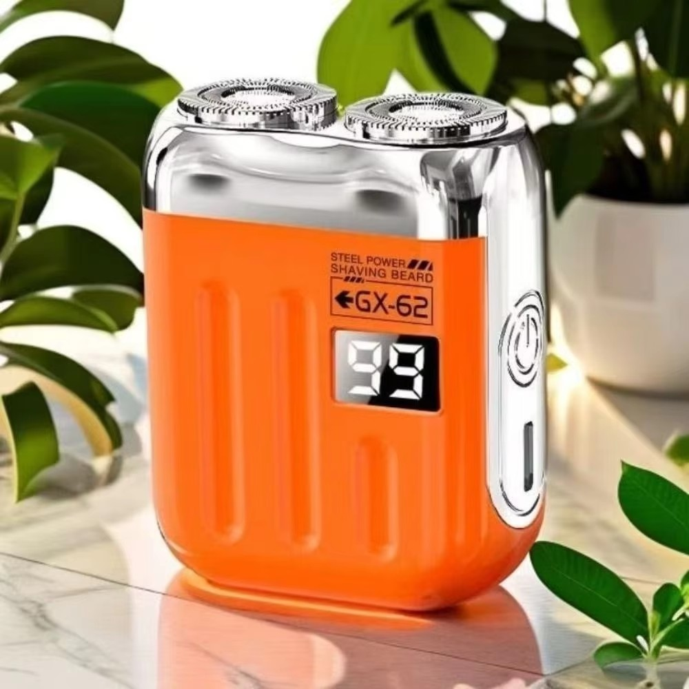 Mini elektrický holicí strojek | Dvojitá hlavice | Kompaktní | PocketShave