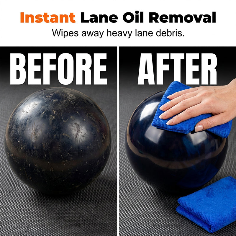 Professional Bowling Ball Cleaner Restores Grip | Spray & Wipe | BallBright