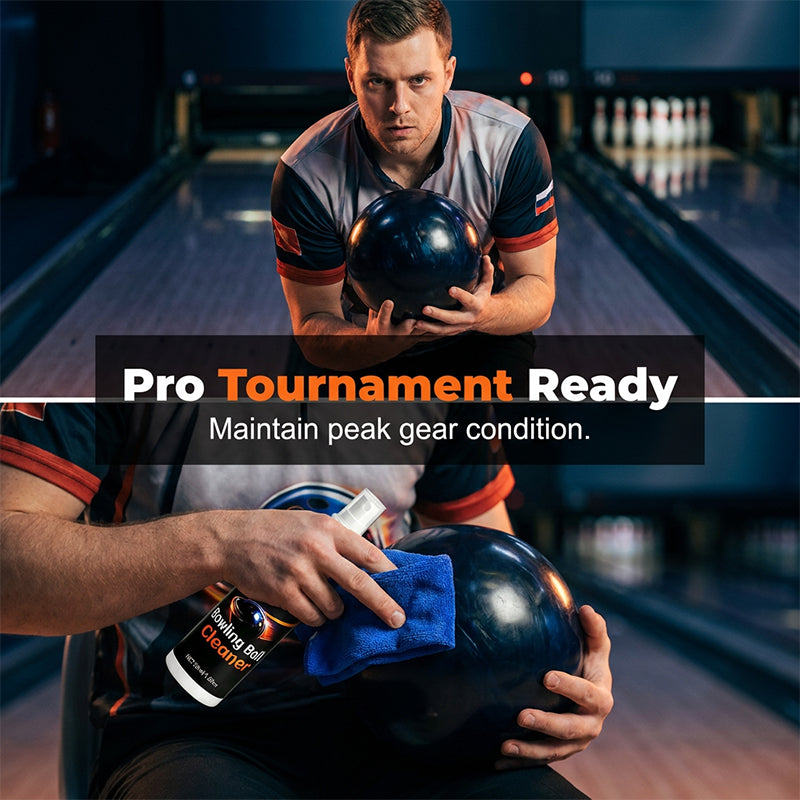Professional Bowling Ball Cleaner Restores Grip | Spray & Wipe | BallBright