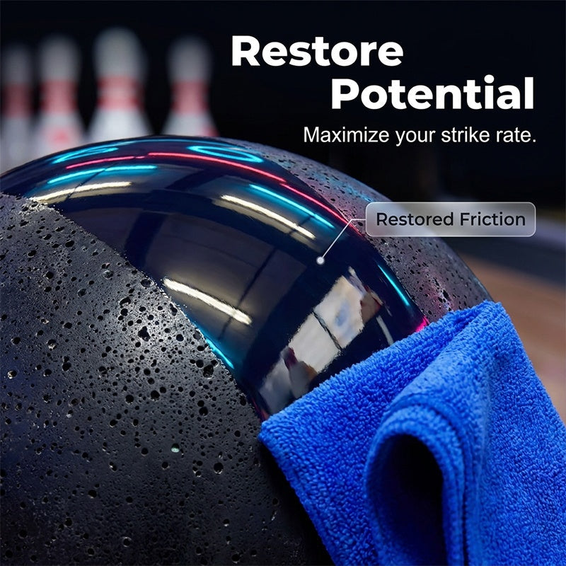 Professional Bowling Ball Cleaner Restores Grip | Spray & Wipe | BallBright