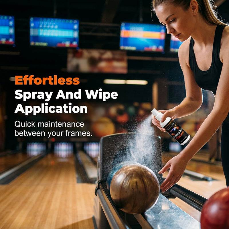 Professional Bowling Ball Cleaner Restores Grip | Spray & Wipe | BallBright