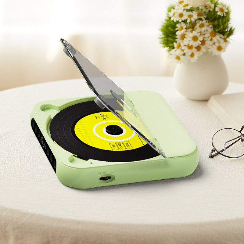 Reproductor de CD Bluetooth portátil | Transmisión inalámbrica y reproducción de CD | con mando a distancia | RetroSpin
