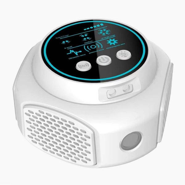 Dispositivo a ultrasuoni per allontanare vespe, api e topi | Nero o bianco | Presa elettrica | PestWave