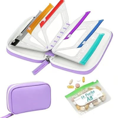 Pillenorganizer | Waterdichte zakjes om te labelen | Weekoverzicht | PillPocket