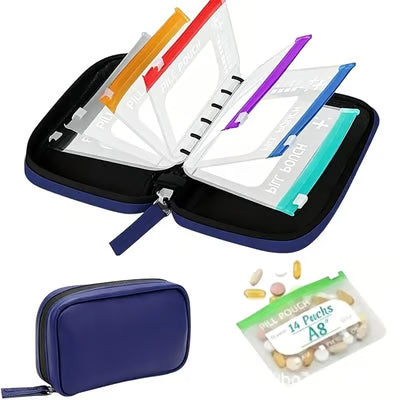 Pillenorganizer | Waterdichte zakjes om te labelen | Weekoverzicht | PillPocket