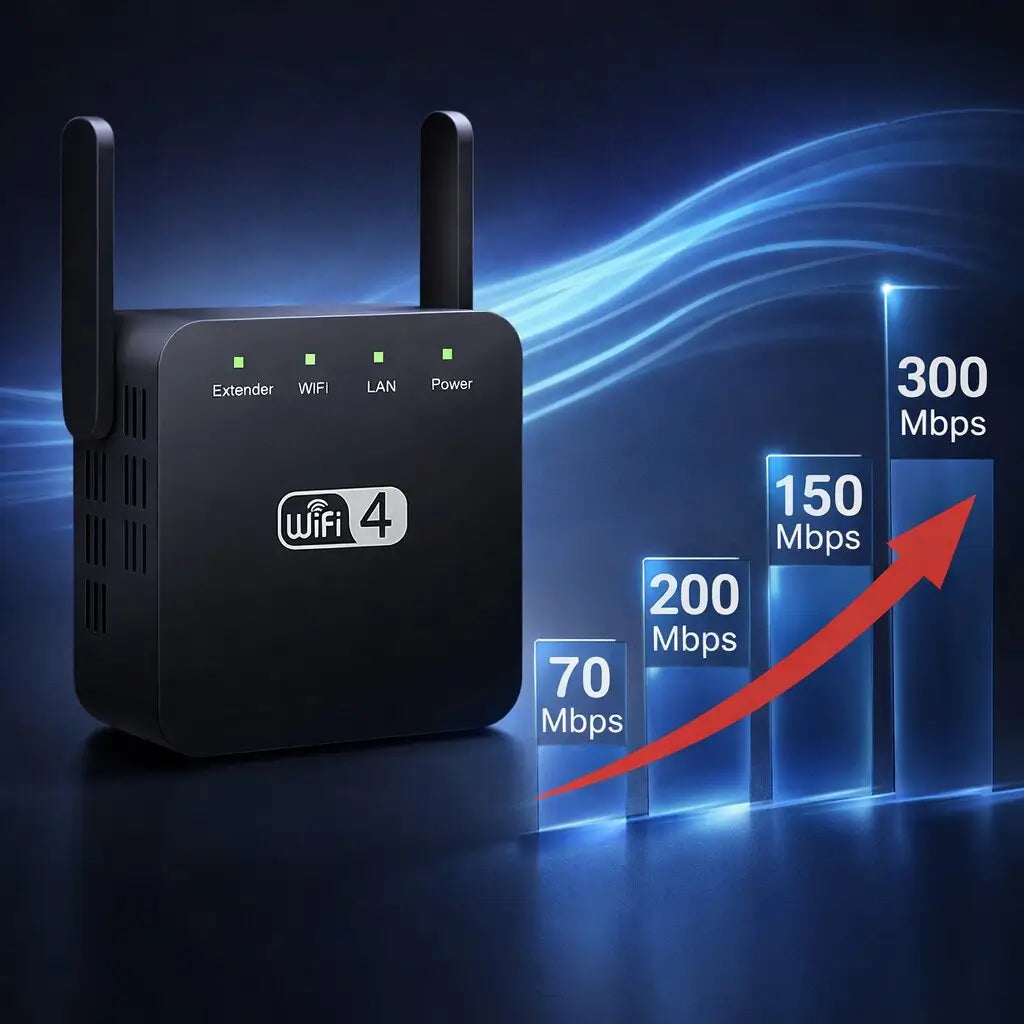 Zesilovač signálu pro Wi-Fi | Zesilovače, routery a přístupové body | Dosah až 50 m | Netboost