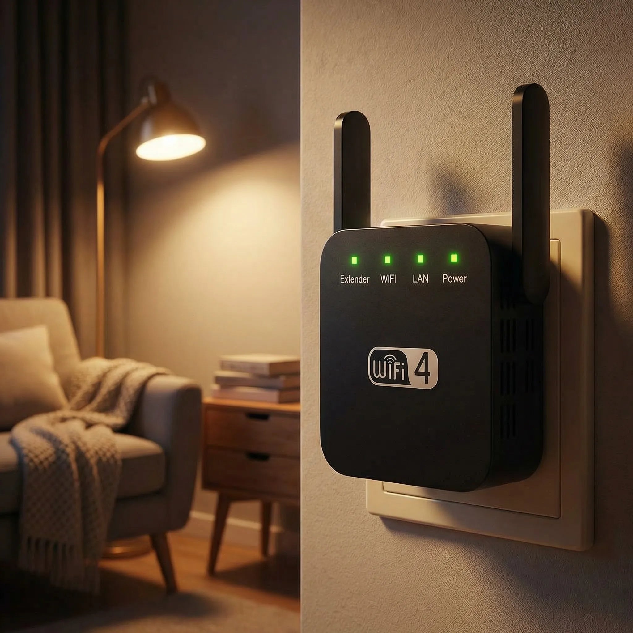 Zesilovač signálu pro Wi-Fi | Zesilovače, routery a přístupové body | Dosah až 50 m | Netboost