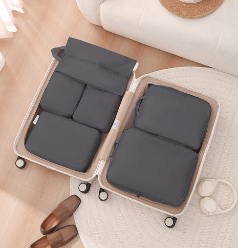 Packväskeset med kompression | Mer plats i resväskan | Packkuber i polyester | TripCube