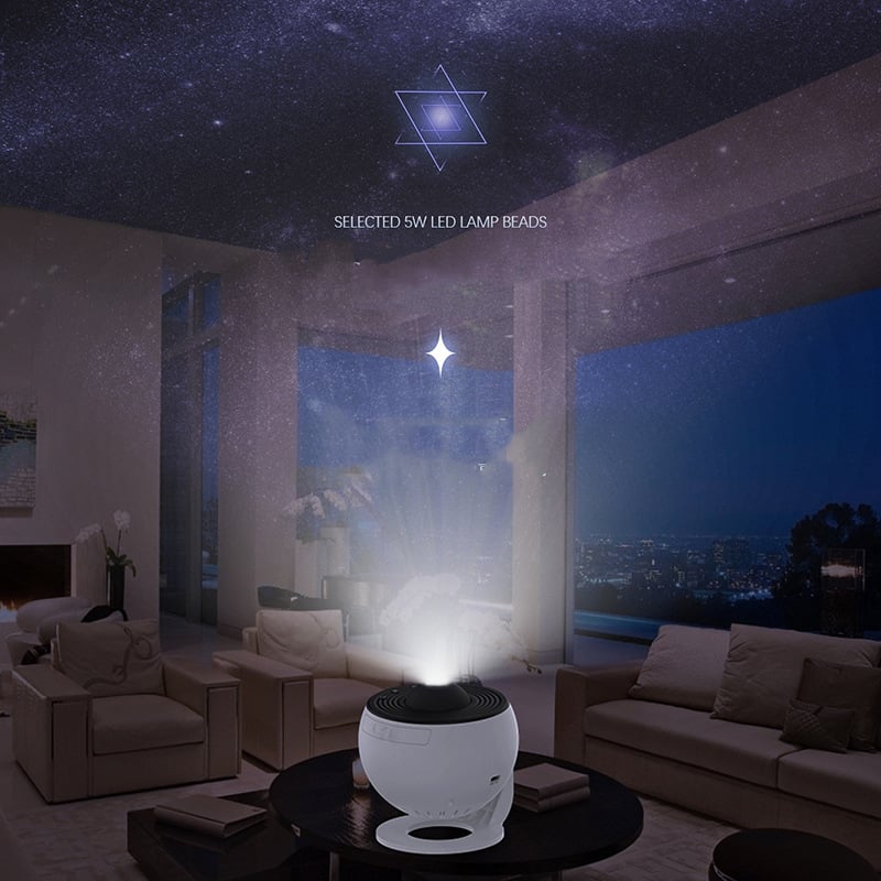 Sky Projector | 360° Rotatable with 12 Projections | HD Image & Bluetooth | Starcove