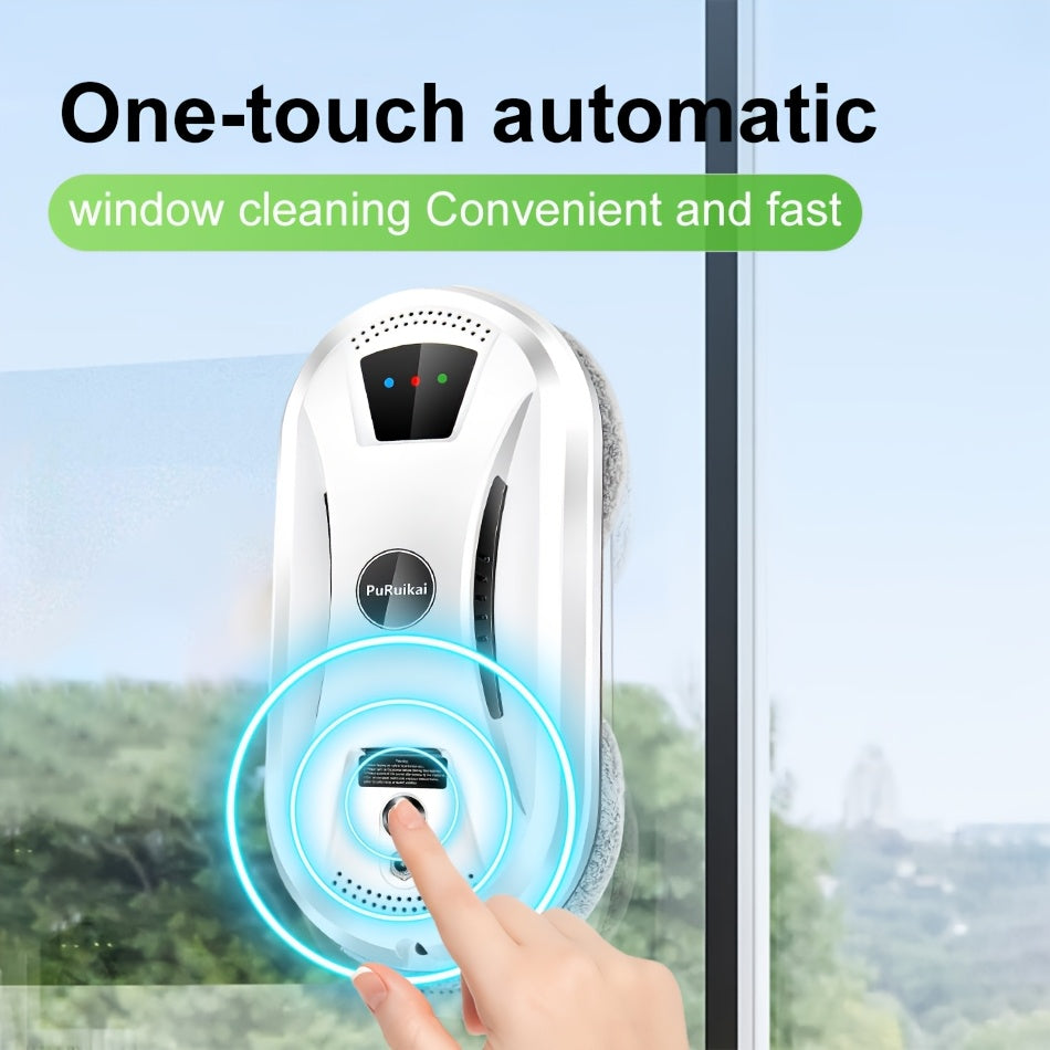 Ablaktisztító robot | távirányítóval | Erős szívómotor és teljesen automatikus működés | GlidePane