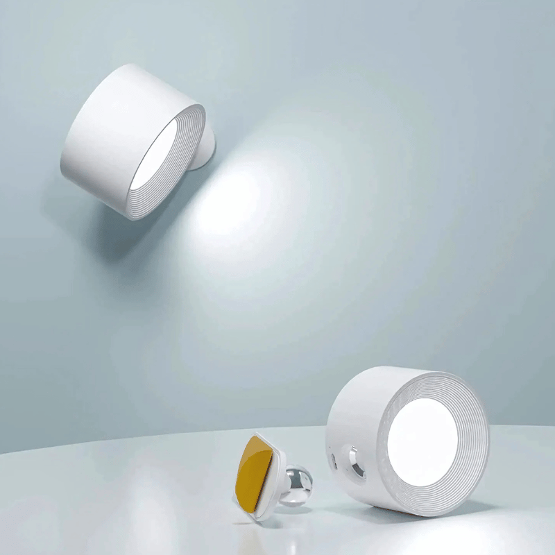 LED-Wandlampe Kabellos | 360° Drehbar | Warmes Leselicht | TwistLight