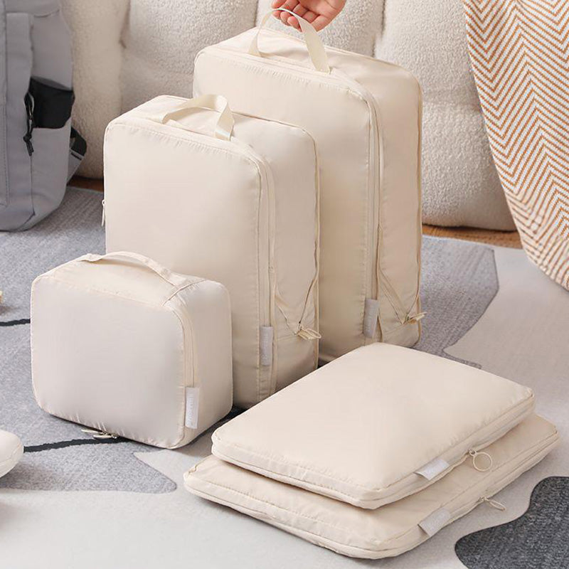 Packväskeset med kompression | Mer plats i resväskan | Packkuber i polyester | TripCube