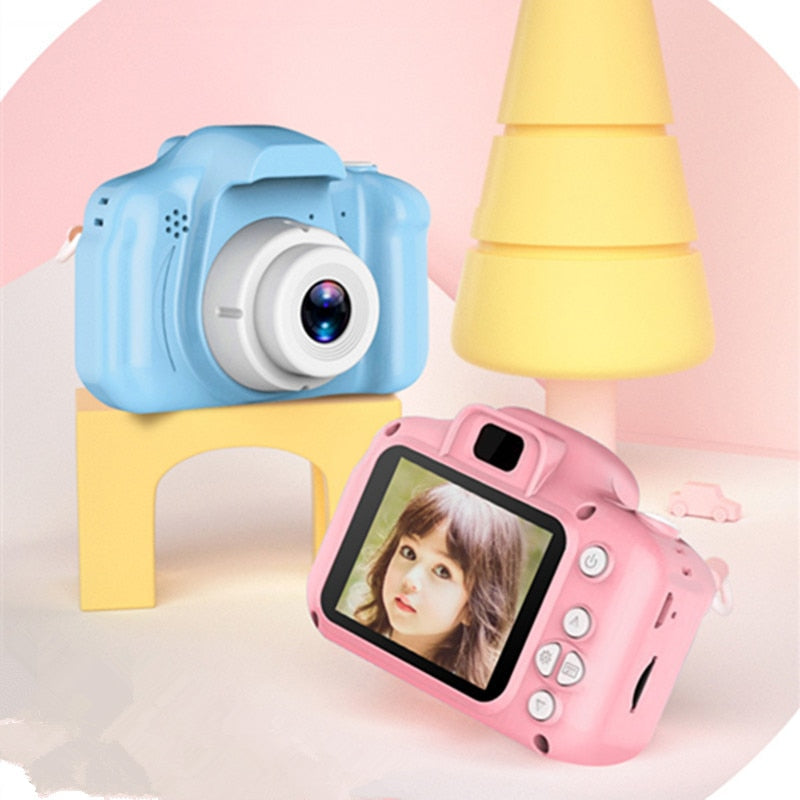 Appareil photo pour enfants | Vidéo et photo HD | Design résistant aux chocs avec dragonne | SnapKid