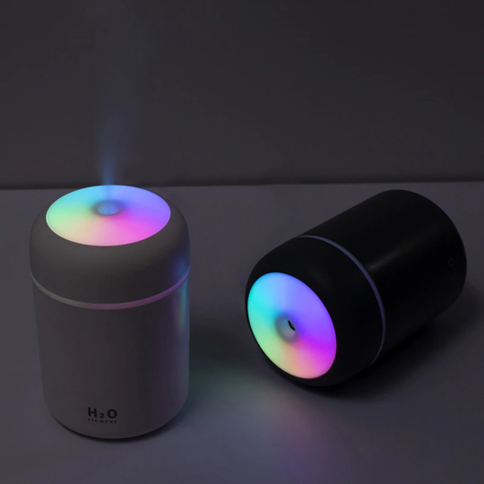 Nanoatomisoitu ilmankostutin diffuuseri | Kylmä sumu & LED-valaistus | Kompakti | Dewdrift