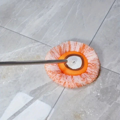 Obrotowy wielofunkcyjny środek czyszczący | Głowica 360° i teleskopowy kij | Mop z mikrofibry chenille | SwivelClean