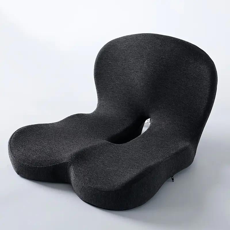 Coussin de siège antidérapant | En mousse à mémoire de forme | Soulagement ergonomique | PosturePro