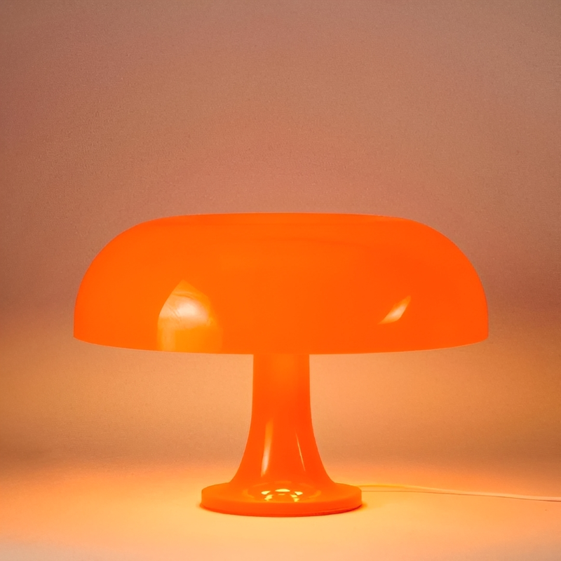 Stolní lampa ve tvaru houby | Stmívatelná, tři barvy světla | Teplý retro design | SoftCap