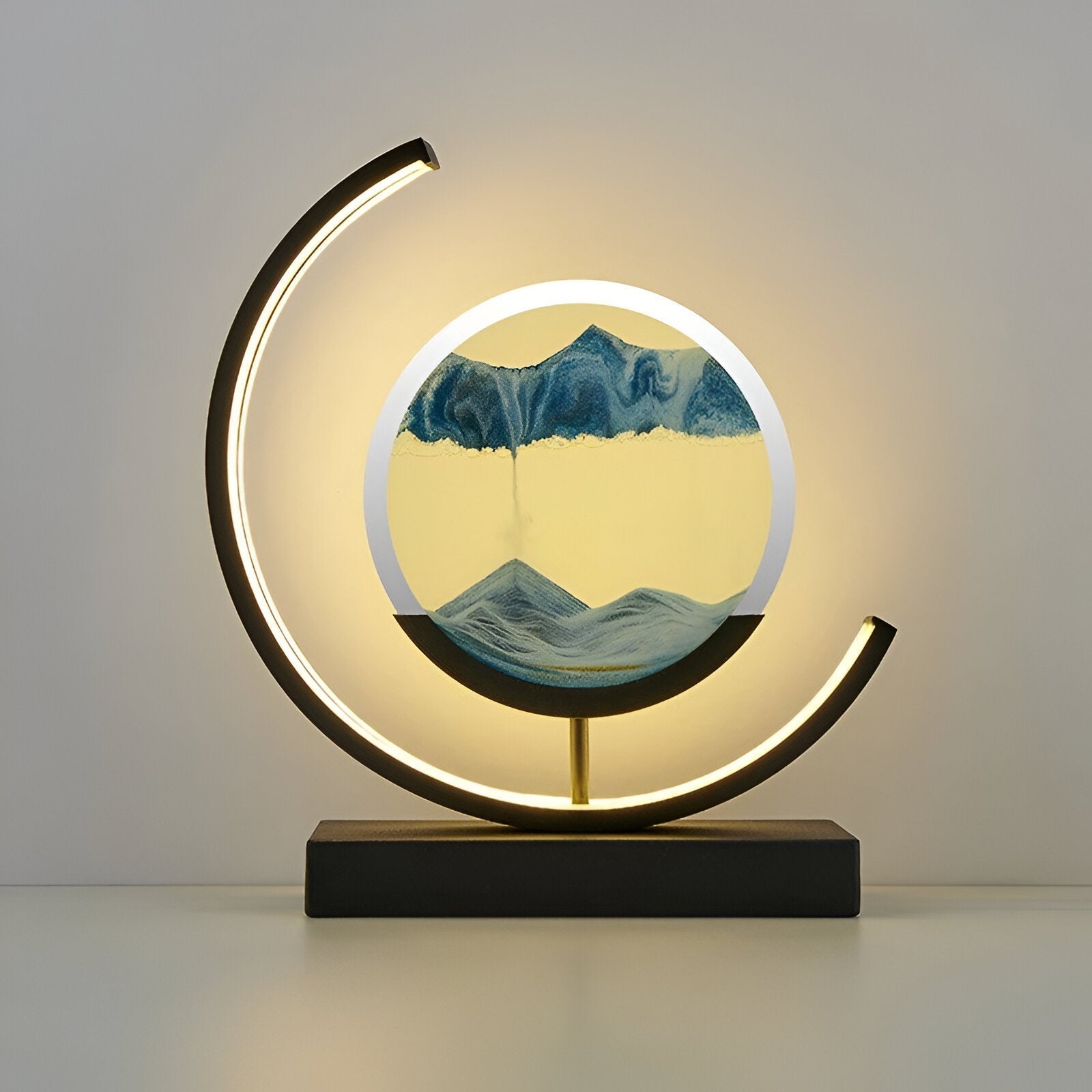Lampada di sabbia LED | Quadro di sabbia fluida | Dimmerabile, arte della sabbia rilassante | SandFlow