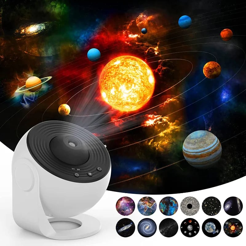 Sky Projector | 360° Rotatable with 12 Projections | HD Image & Bluetooth | Starcove