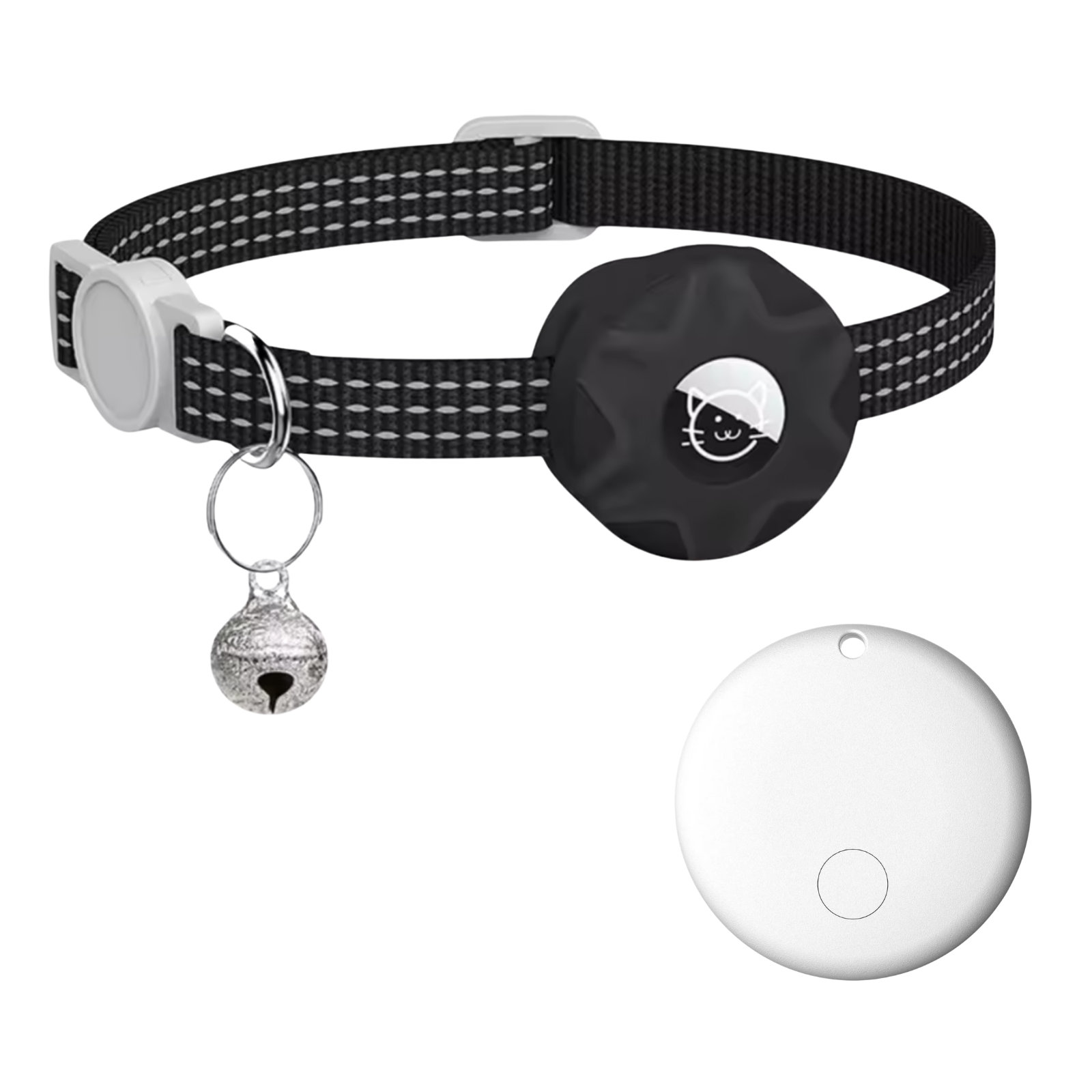Smart-Tracker e collare per gatti | Senza GPS e SIM | Localizzazione tramite rete Android | FindPaw