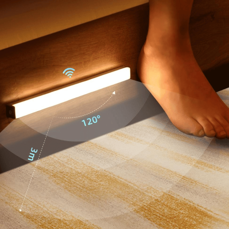 LED-lampe med bevægelsessensor | Trådløs via USB | Uden boring | MotionGlow