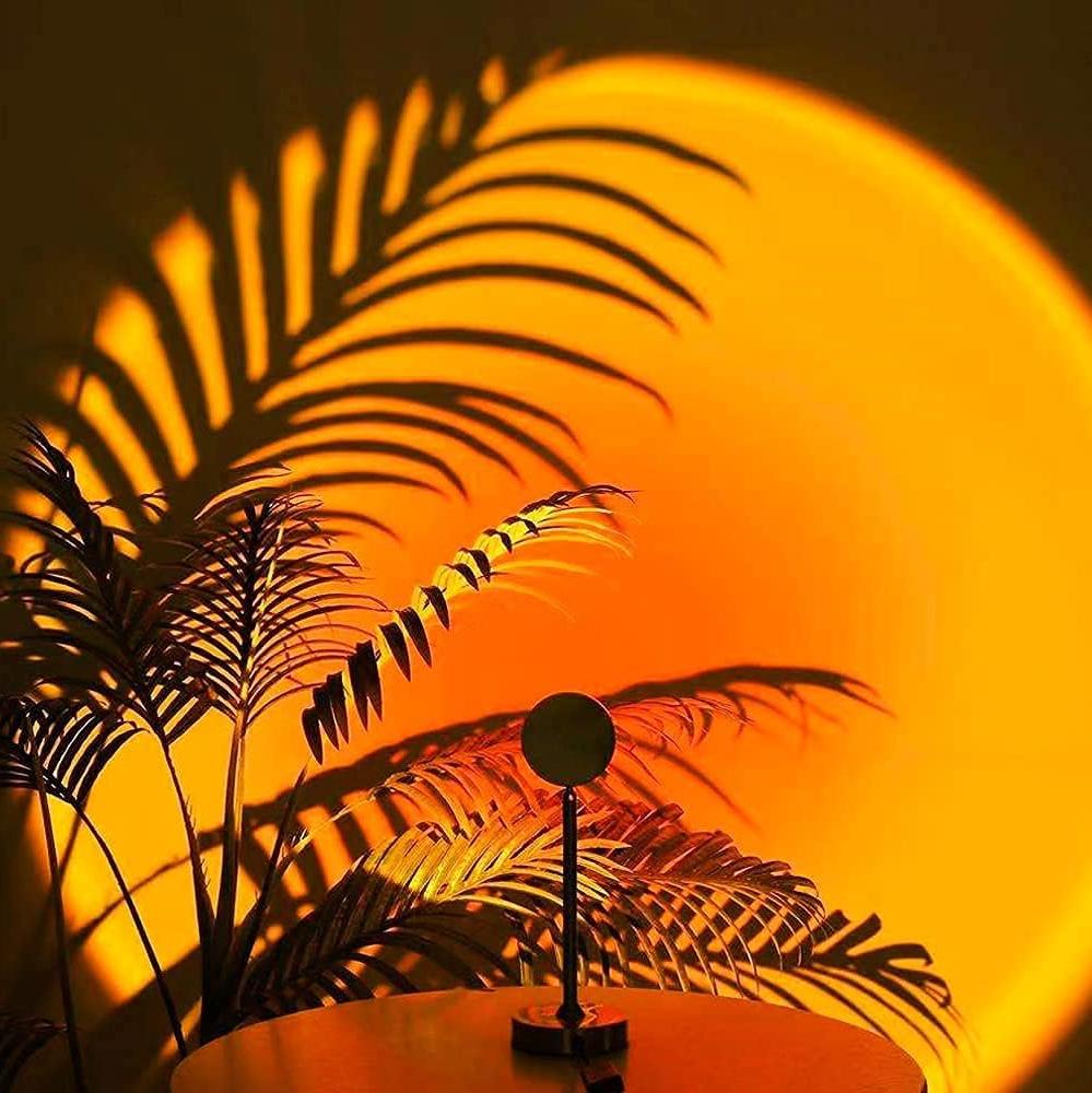 LED-solnedgangslampe | Varmt halolys | Drejeligt hoved | GoldenHour