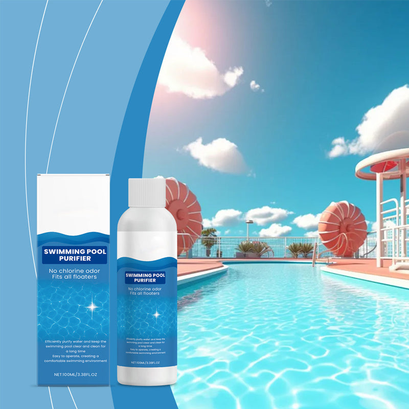 Nettoyant pour piscine | Clarifiant pour l’eau | Rend à nouveau limpide l’eau trouble de la piscine | PoolShine