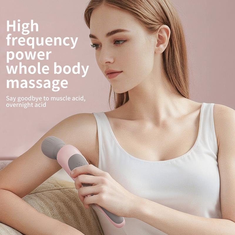 Bærbar elektrisk massageapparat | 5 intensiteter | Trådløs, USB-genopladelig | RelaxPulse