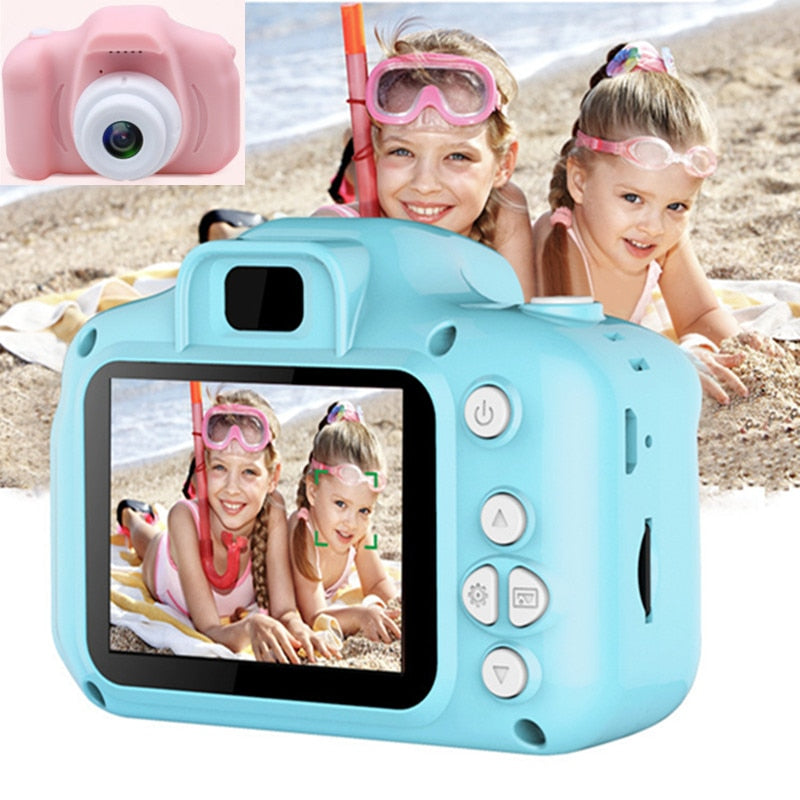 Appareil photo pour enfants | Vidéo et photo HD | Design résistant aux chocs avec dragonne | SnapKid