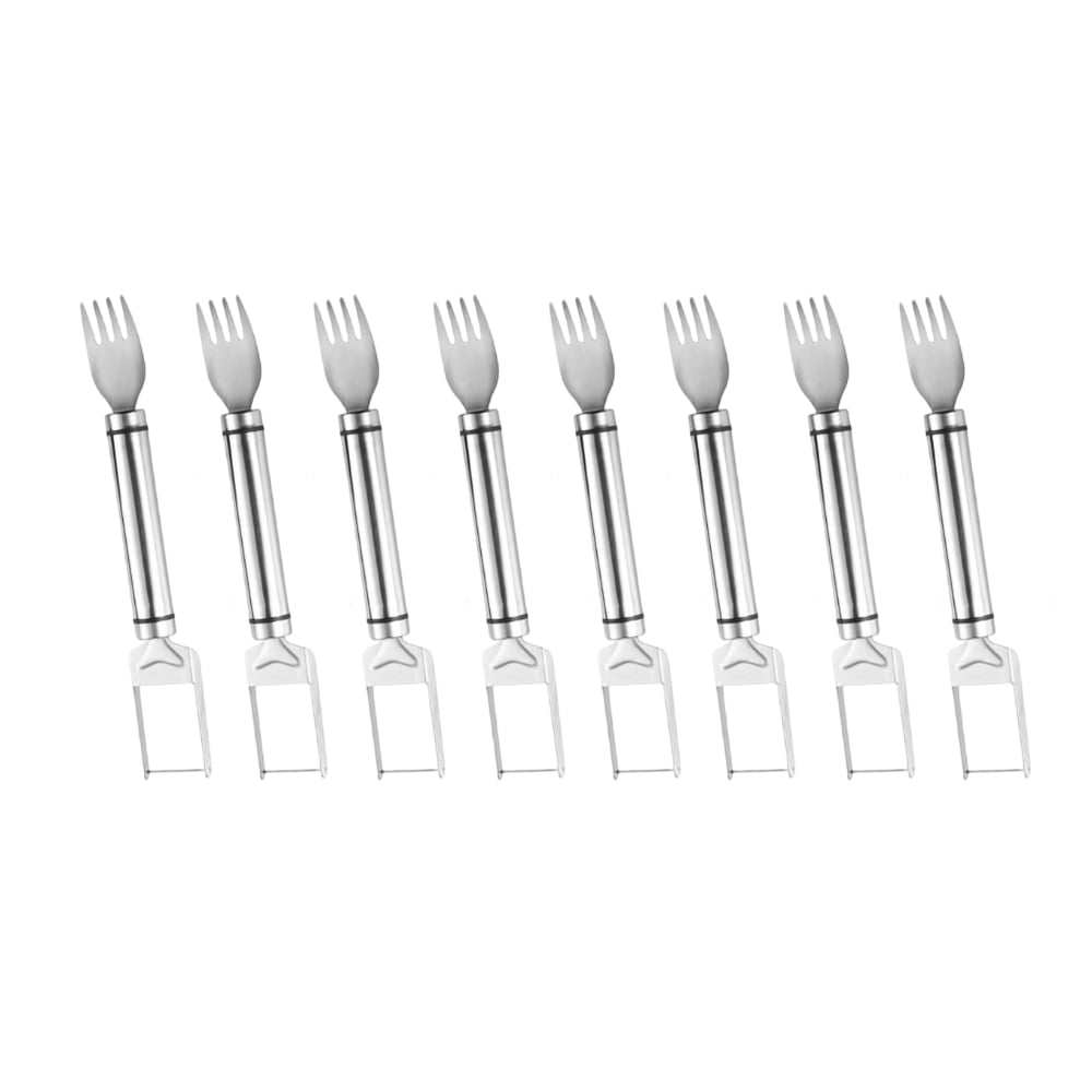 Watermelon fork | with cutting & fork ends | Cuts & serves cubes | FreshBite