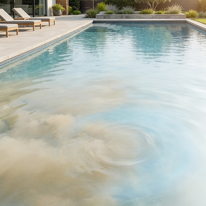 Nettoyant pour piscine | Clarifiant pour l’eau | Rend à nouveau limpide l’eau trouble de la piscine | PoolShine