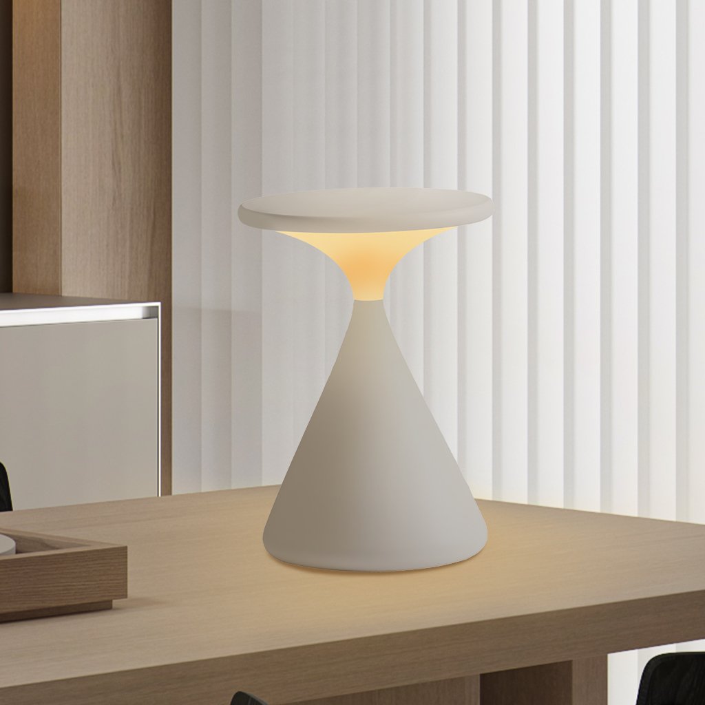 Lampada da tavolo LED a forma di clessidra | Dimmerabile e senza fili | Luce d’atmosfera calda | LumaCone