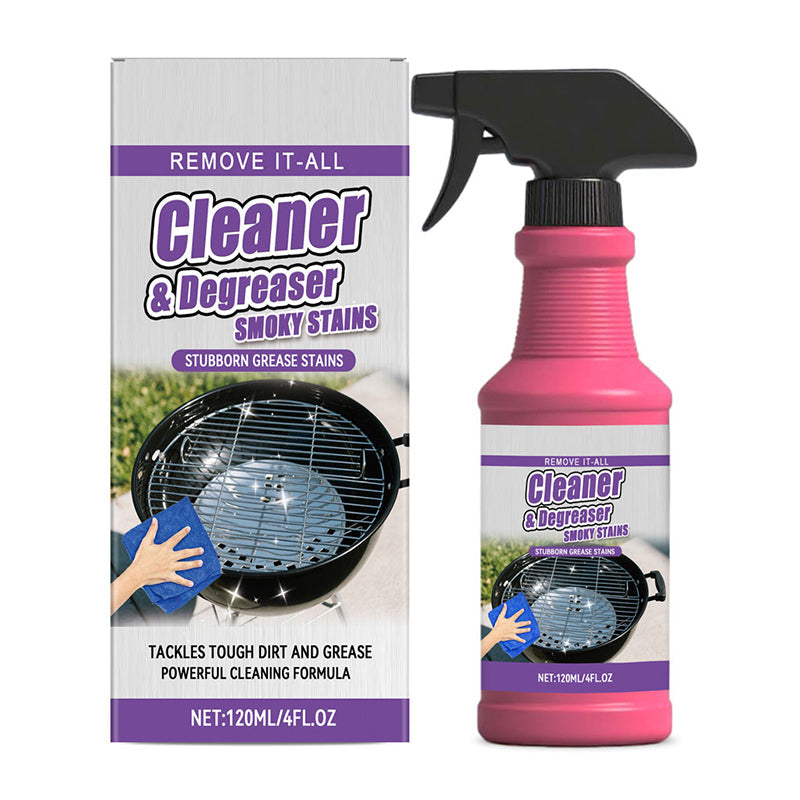 Desengrasante para parrilla BBQ | Botella con spray 120 ml | elimina grasa y suciedad quemada | GreaseOff