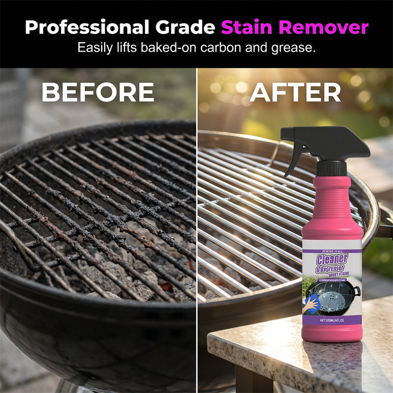Desengrasante para parrilla BBQ | Botella con spray 120 ml | elimina grasa y suciedad quemada | GreaseOff