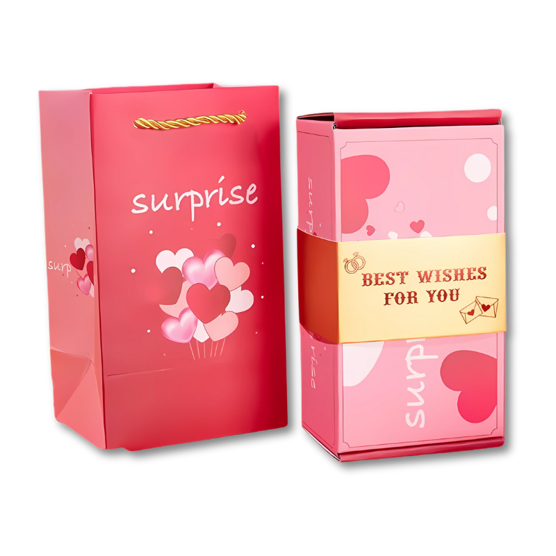 Scatola regalo a sorpresa | Con scatole a molla che saltano fuori | Idea regalo fai da te | HeartPop